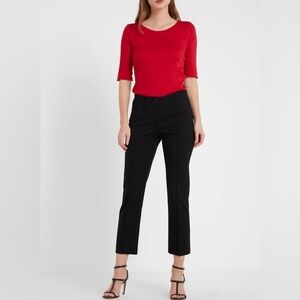 Marc Cain straight knit pants with sparkle ribbing, size N2 (US6)